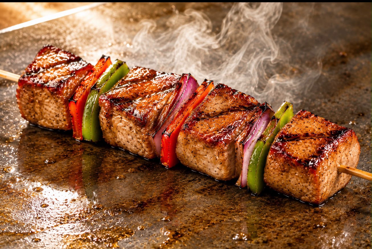 Pincho de pollo de 12 pulgadas