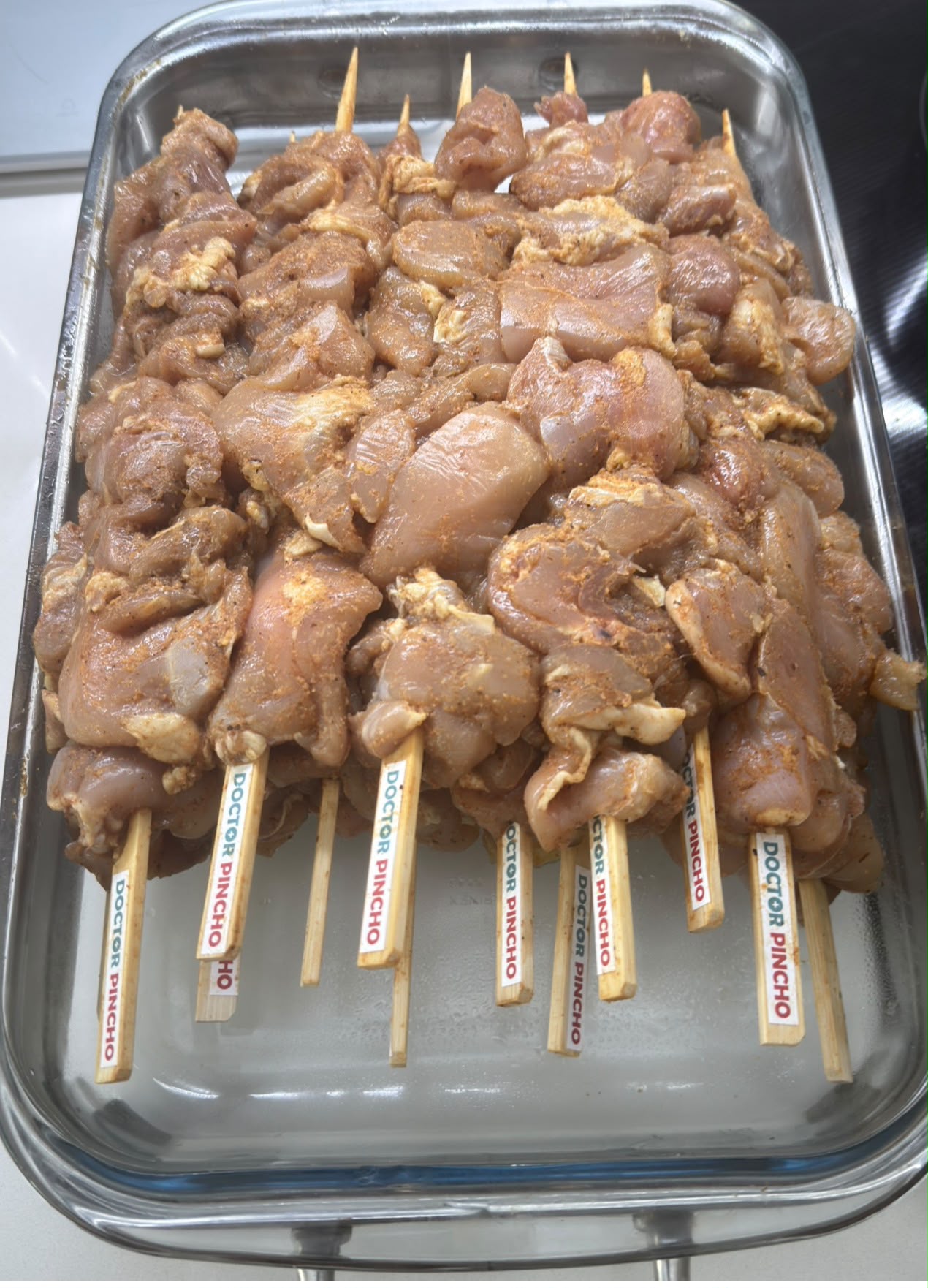 Pinchos preparación